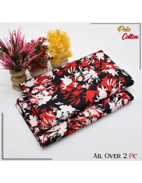 Pcs Women's Unstitched Printed Suit  