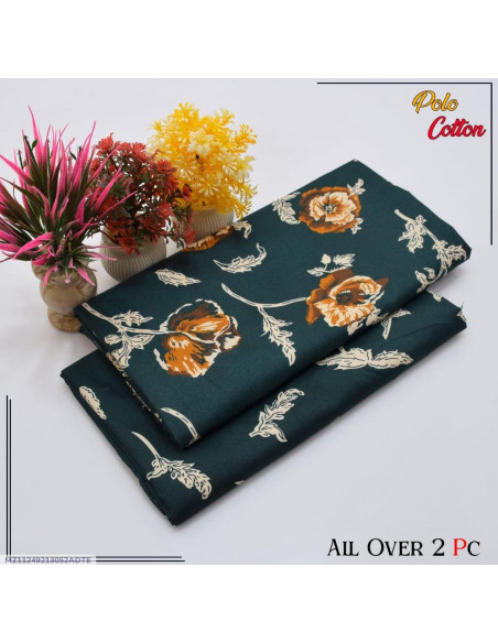 Pcs Women's Unstitched Printed Suit  