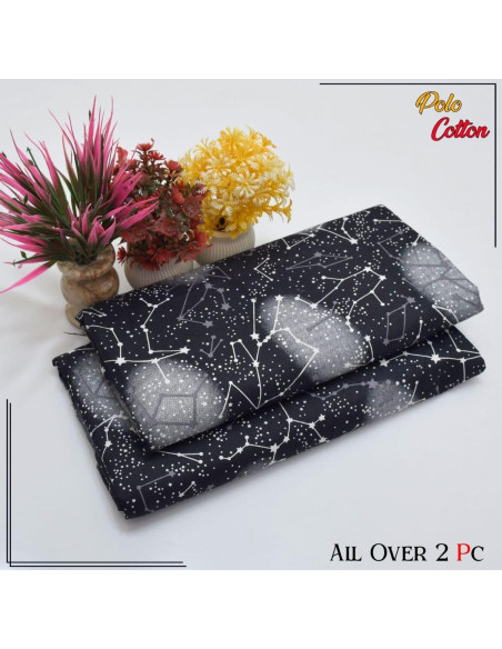  Pcs Women's Unstitched Printed Suit  