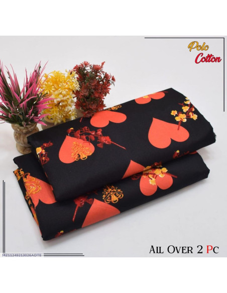 Pcs Women's Unstitched Printed Suit  