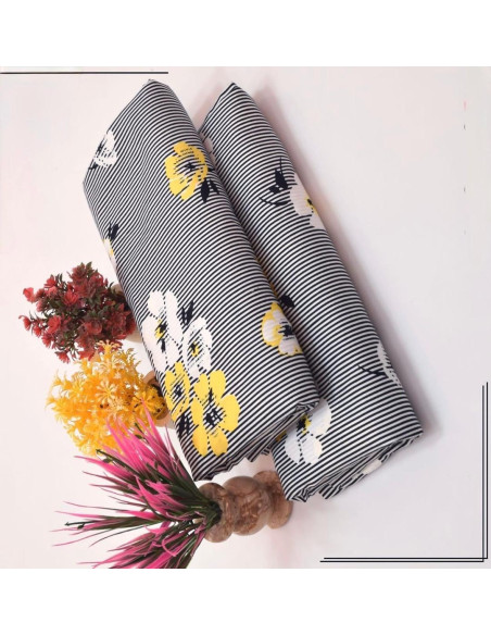 Pcs Women's Unstitched Printed Suit  