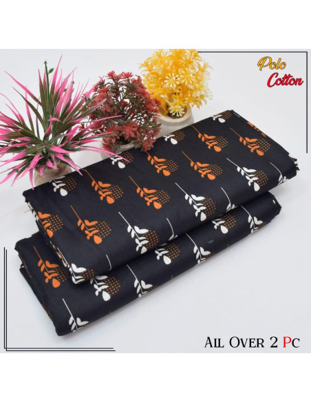 Pcs Women's Unstitched Printed Suit  