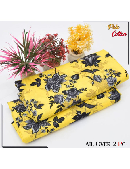 Pcs Women's Unstitched Printed Suit  