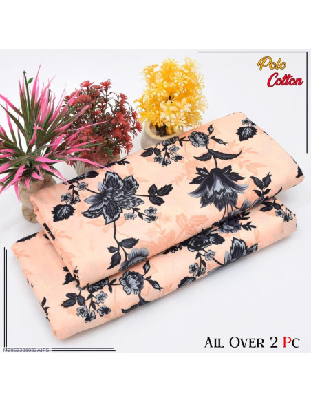 Pcs Women's Unstitched Printed Suit   