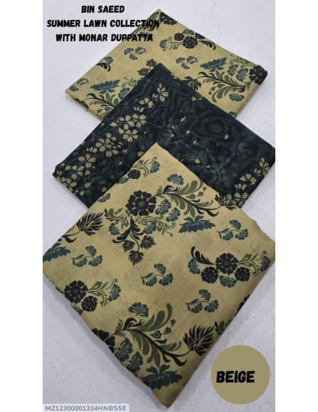 3 Pcs Women's Unstitched Digital...