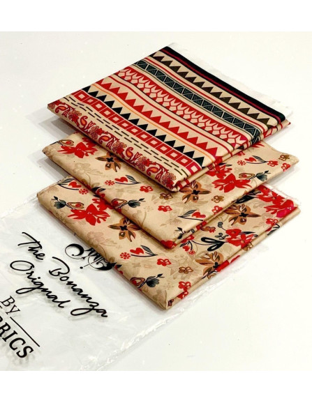 3PC women unstiched suit