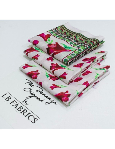 3PC women unstiched suit