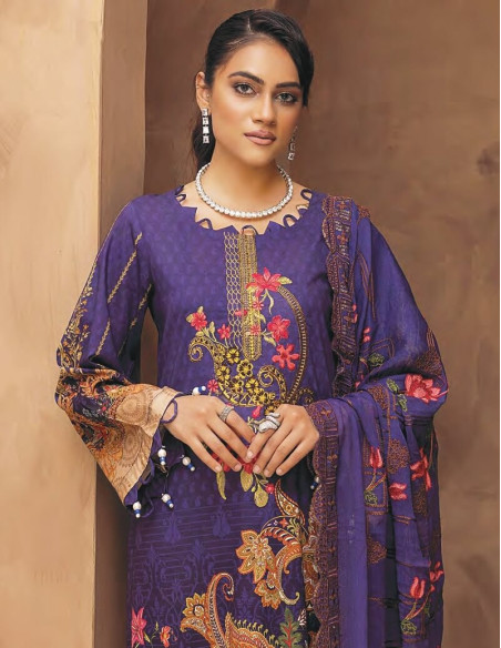 Arham Textile Rangzeb Volume 02 Embroidered Twilight Unstitched 3 piece