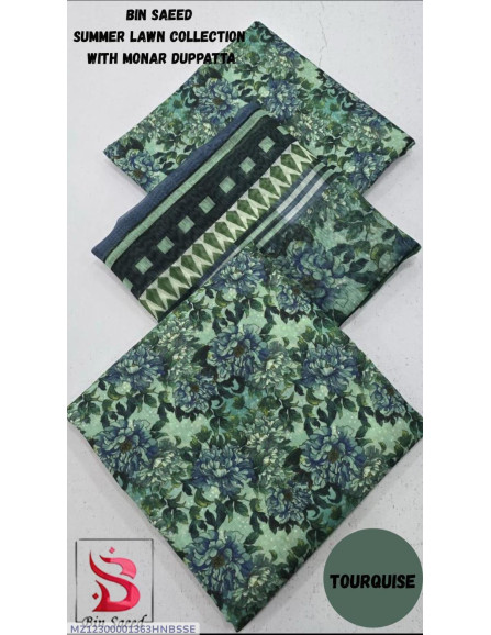 3 Pcs Women's Unstitched Digital...