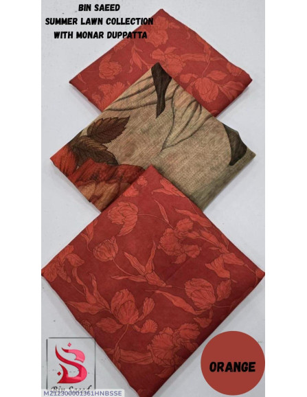 3 Pcs Women's Unstitched Digital...