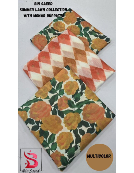 3 Pcs Women's Unstitched Digital...