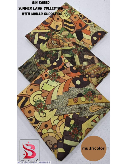 3 Pcs Women's Unstitched Digital...