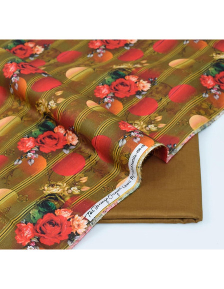 2 Pcs Women's Unstitched Digital...