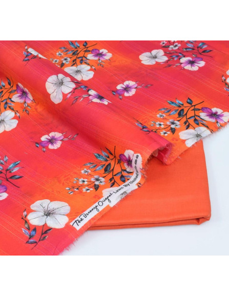 2 Pcs Women's Unstitched Digital...