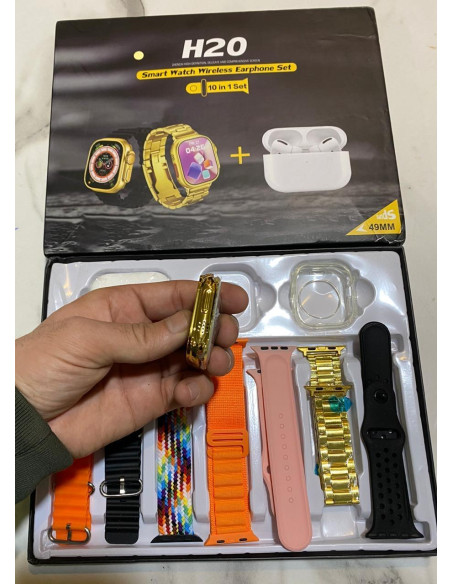 Smart watch with earbuds 