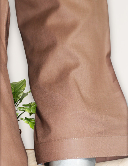 Men Ready to wear Brown Maloki Kurta...