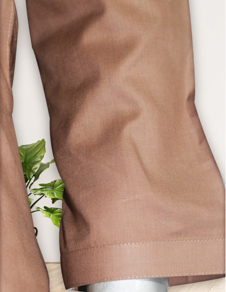 Men Ready to wear Brown Maloki Kurta Pajama/Trouser by Kurta Dukan