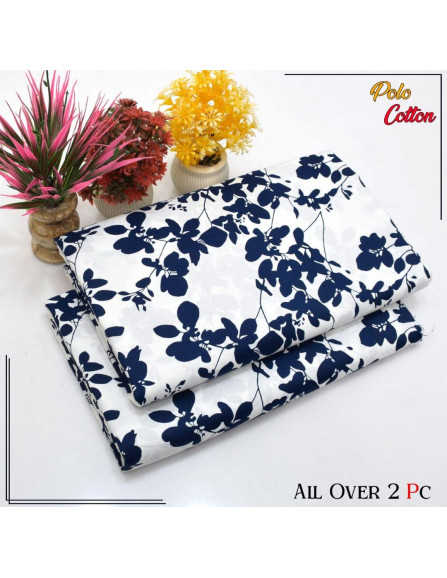 2pcs women's unstitched printed suit 