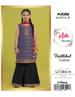 2pcs girls linen...