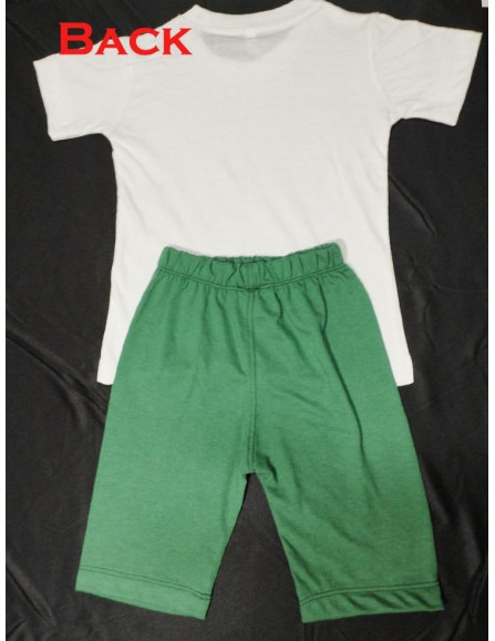 2 Pcs Unisex Cotton Printed Shirt And...