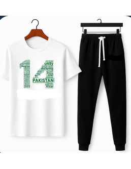 Men's Printed Track Suit -...