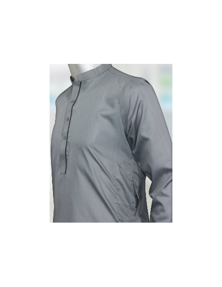 Men Ready to wear Grey Maloki Kurta Pajama/Trouser by Kurta Dukan