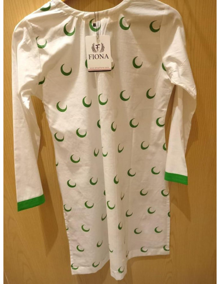 1 Pcs Woman`s Stitched Lawn Printed Kurti for independence day