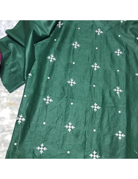 1 Pcs Woman`s Stitched Embroidered Shirt for independence day