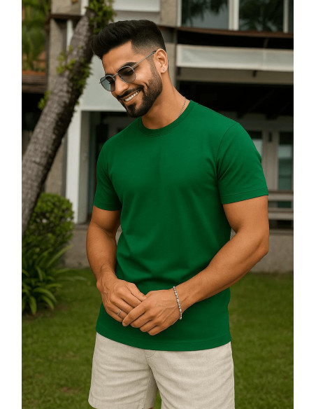 Emerald Green T-Shirt – Regular Fit 