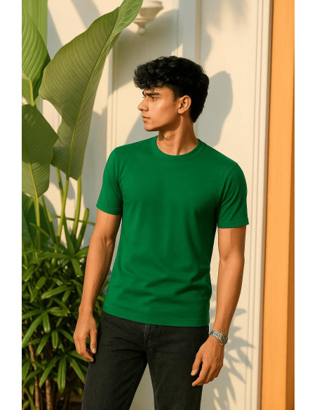 Emerald Green T-Shirt – Regular Fit 