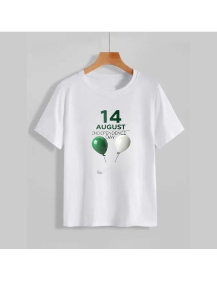 1 Pc Men's Cotton Printed T-Shirt