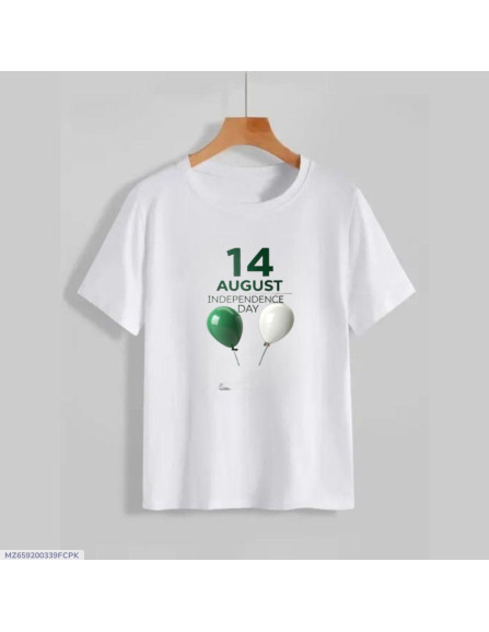 1 Pc Men's Cotton Printed T-Shirt