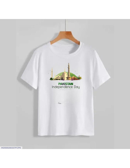 1 Pc Men's Cotton Printed T-Shirt