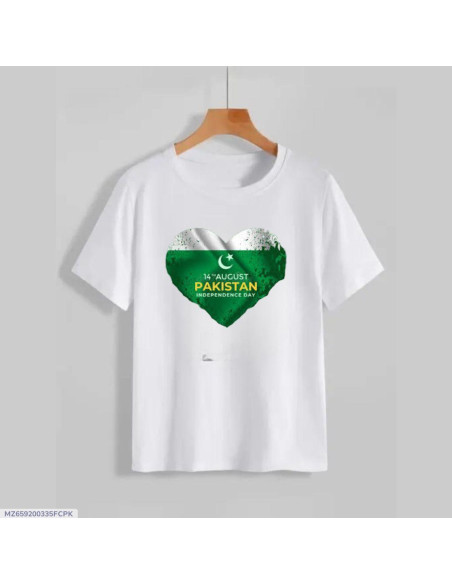 1 Pc Men's Cotton Printed T-Shirt