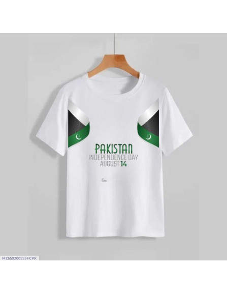 1 Pc Men's Cotton Printed T-Shirt