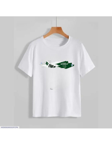 1 Pc Men's Cotton Printed T-Shirt