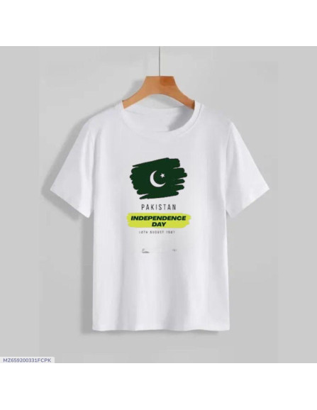 1 Pc Men's Cotton Printed T-Shirt