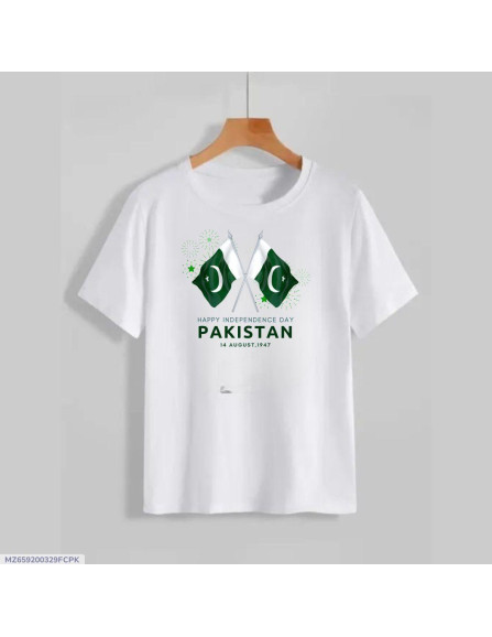 1 Pc Men's Cotton Printed T-Shirt