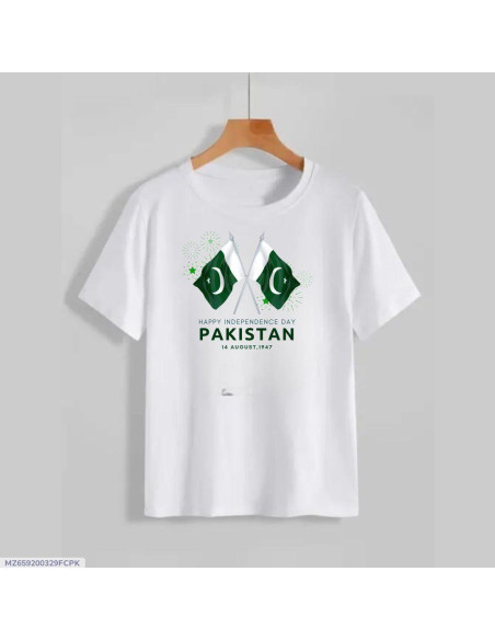 1 Pc Men's Cotton Printed T-Shirt