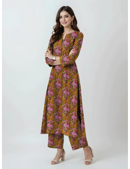 2Pce Lawn Printed Suit  2