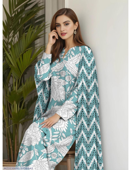 3Pce Unstiched Lawn Printed suits