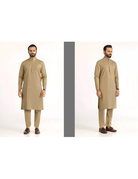 2 Pce Men's  Cotton Unstitched suit 