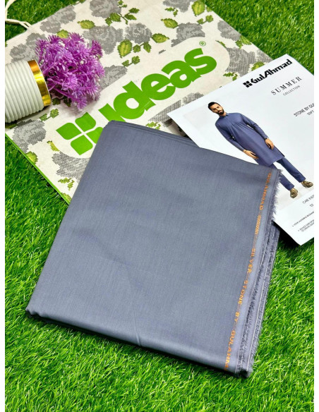 2 Pce Men's  Cotton Unstitched suit 