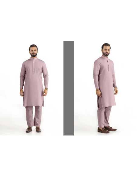 2 Pce Men's  Cotton Unstitched suit 