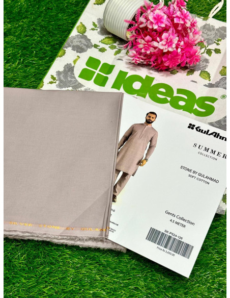 2 Pce Men's  Cotton Unstitched suit 