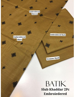 2Pce Khaddar Embroidered... 2
