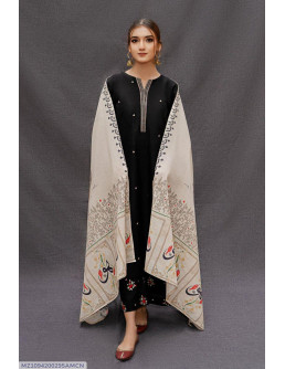 2Pce Khaddar Embroidered...