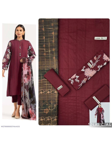 Copy of 3pce Khaddar Embroidered...