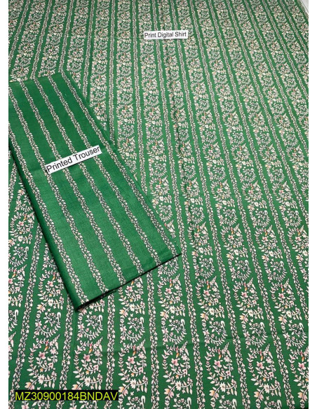 2 pce lawn Unstitched Suit 