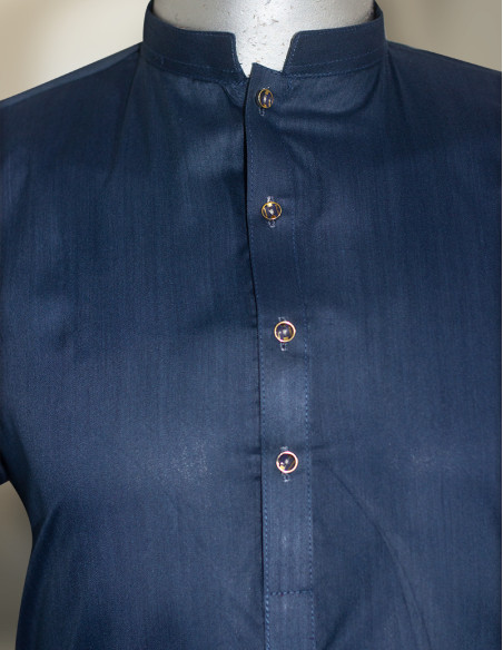 Men Ready to wear Blue Maloki Kurta Pajama/Trouser by Kurta Dukan